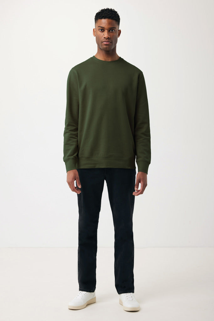 IQONIQ Etosha lättvikt sweatshirt i återvunnen bomull - Natural Colors