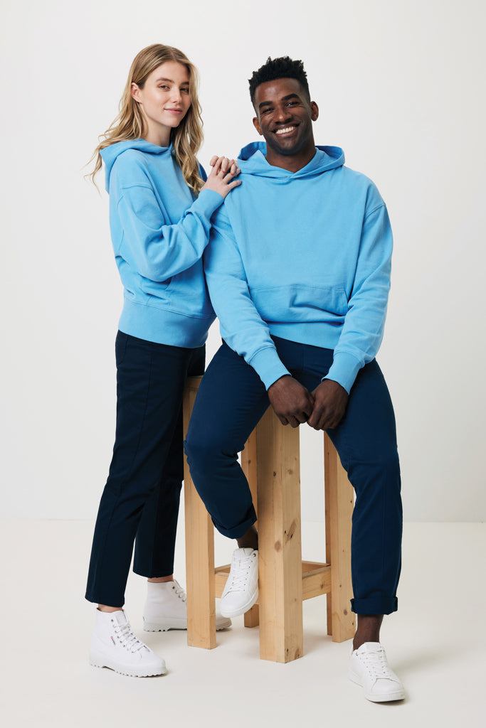 IQONIQ Yoho relaxed fit hoodie i återvunnen bomull - Vibrant Colors