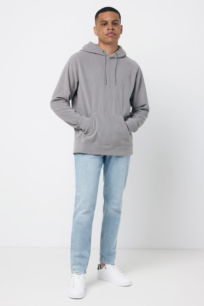 IQONIQ Trivor microfleece hoodie i återvunnen polyester