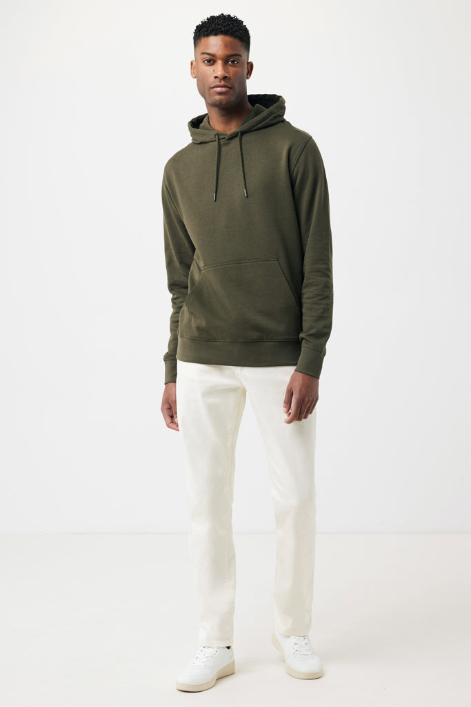 IQONIQ Rila lättvikt hoodie i återvunnen bomull - Natural Colors