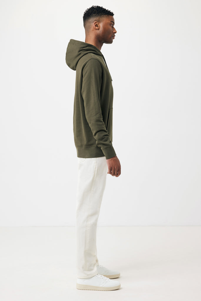 IQONIQ Rila lättvikt hoodie i återvunnen bomull - Natural Colors