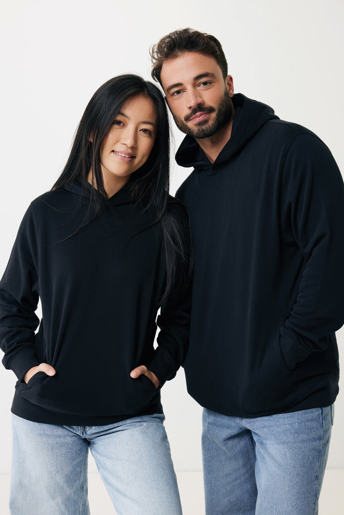 IQONIQ Yengo hoodie  i återvunnen bomull med sidofickor - Professional Colors