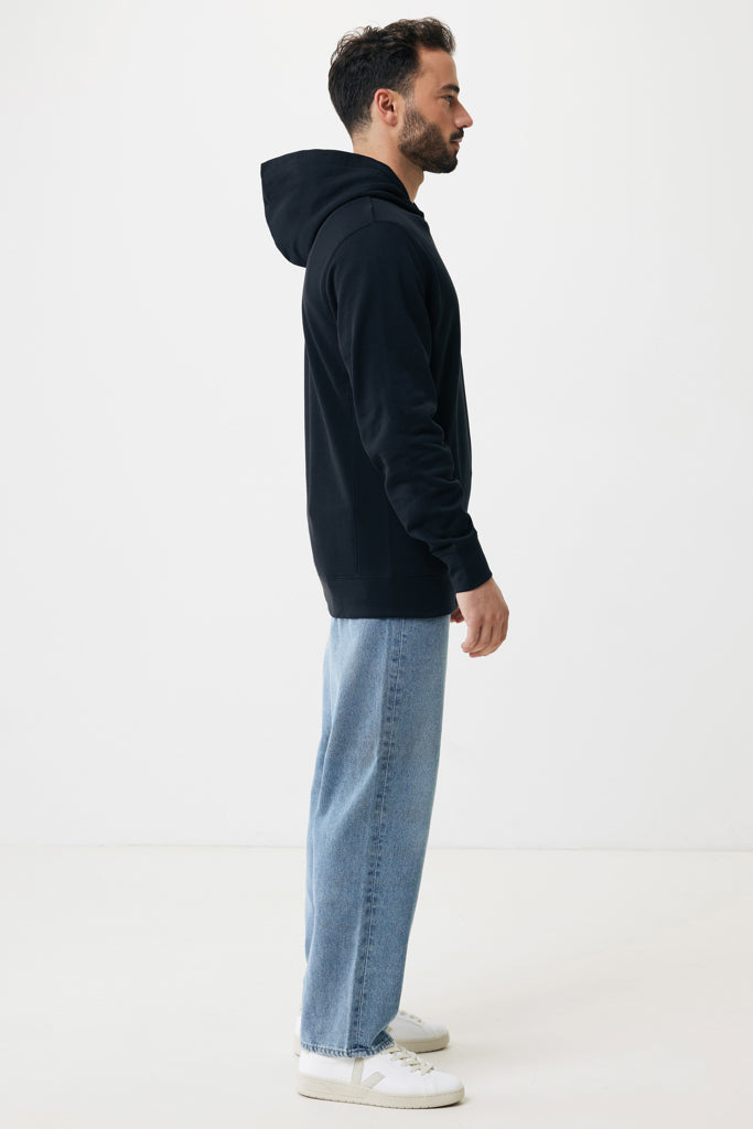 IQONIQ Yengo hoodie  i återvunnen bomull med sidofickor - Professional Colors