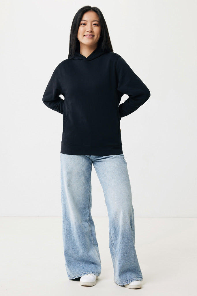 IQONIQ Yengo hoodie  i återvunnen bomull med sidofickor - Professional Colors