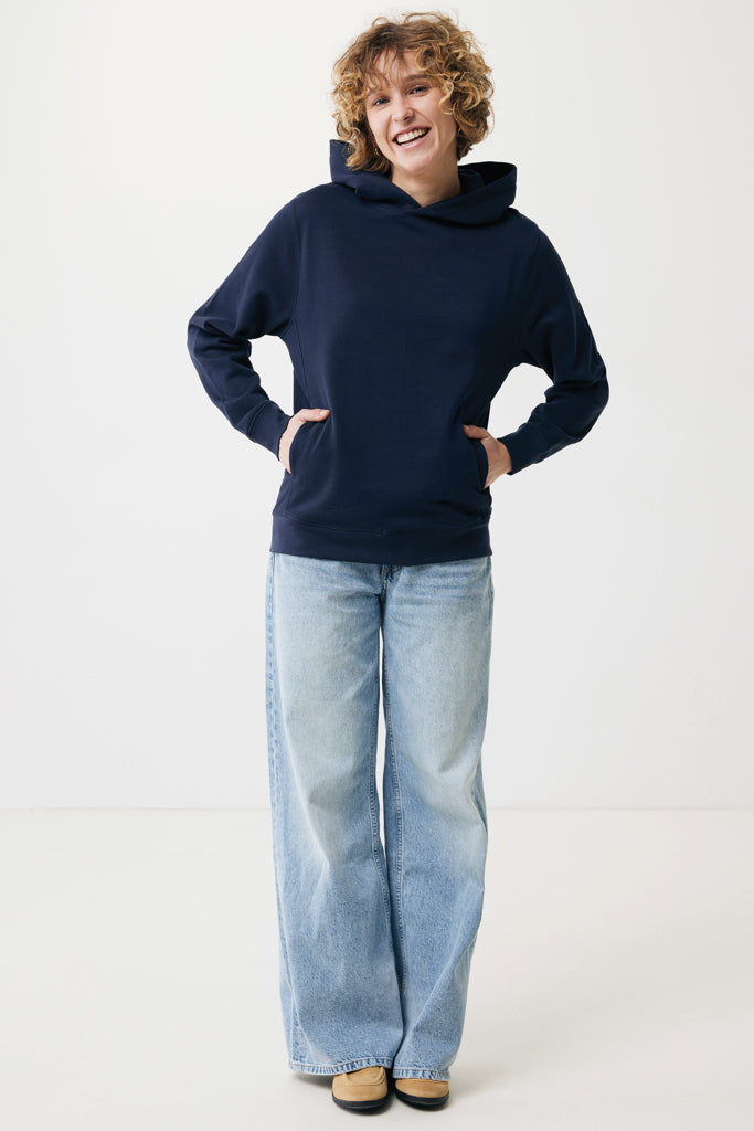 IQONIQ Yengo hoodie  i återvunnen bomull med sidofickor - Professional Colors