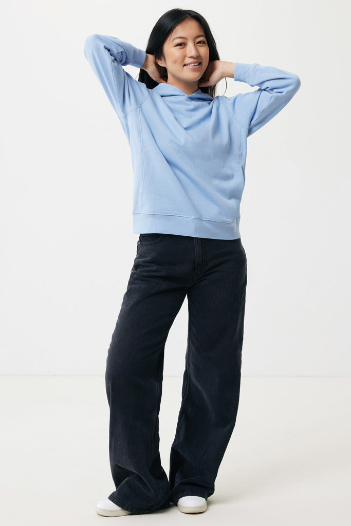 IQONIQ Yengo hoodie  i återvunnen bomull med sidofickor - Vibrant Colors