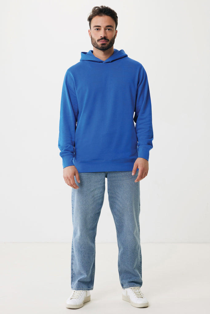 IQONIQ Yengo hoodie  i återvunnen bomull med sidofickor - Vibrant Colors