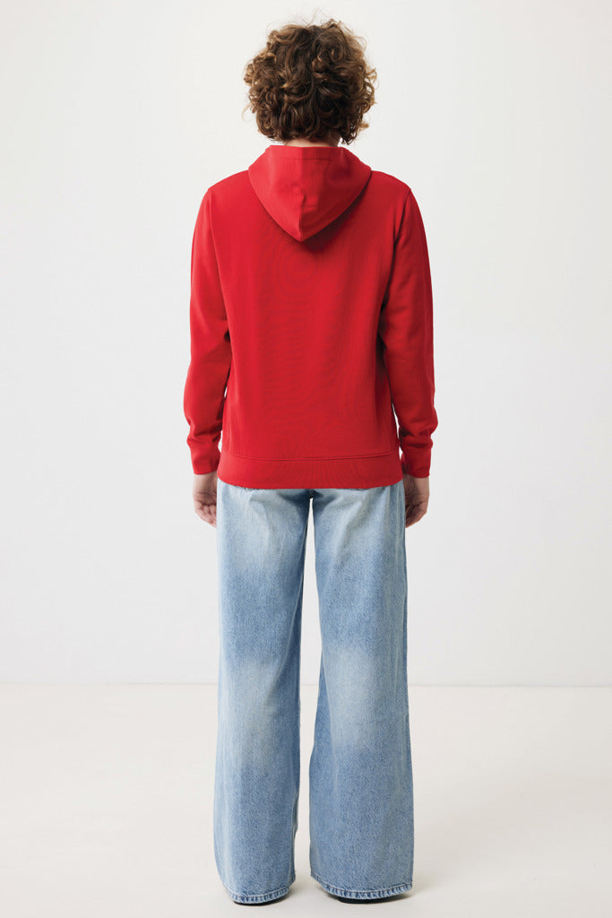 IQONIQ Yengo hoodie  i återvunnen bomull med sidofickor - Vibrant Colors