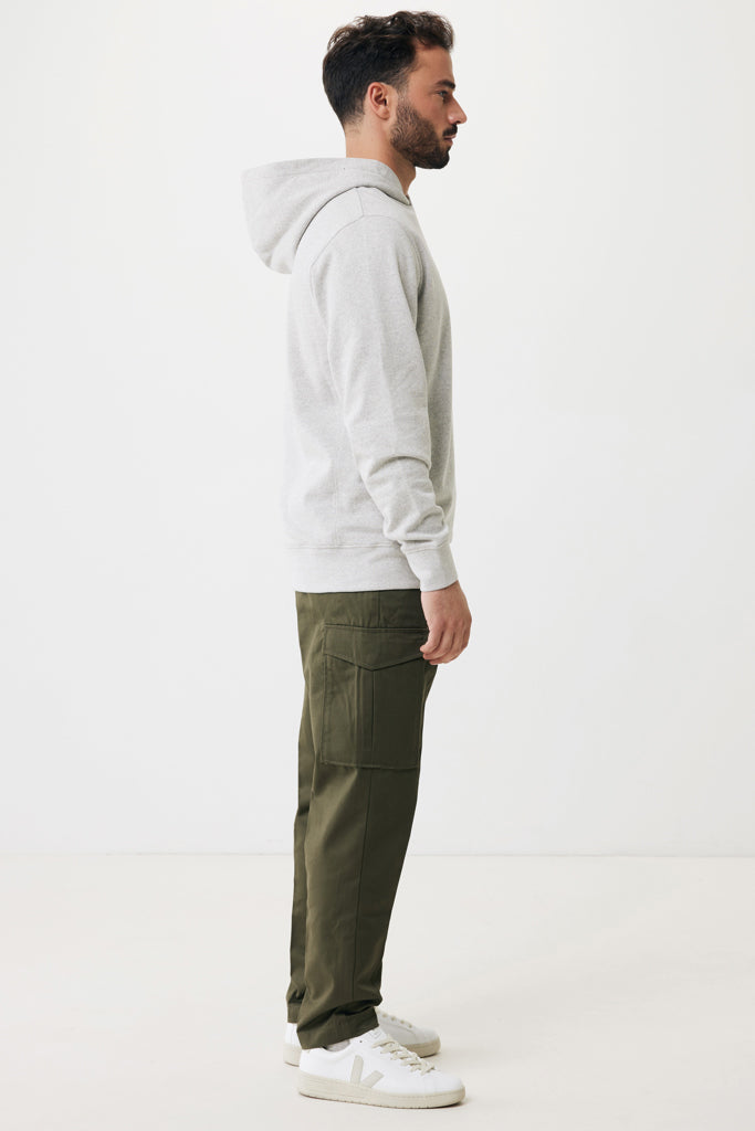 IQONIQ Yengo hoodie  i återvunnen bomull med sidofickor - Professional Colors