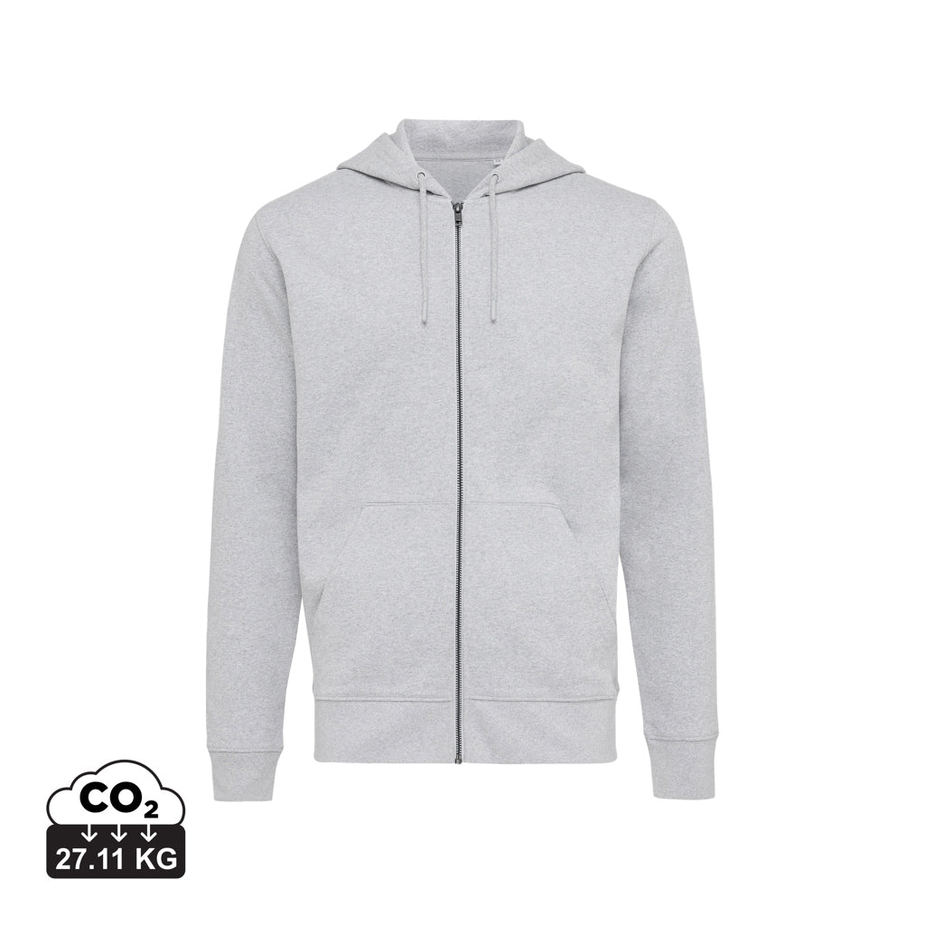 IQONIQ Abisko hoodie med dragkedja i återvunnen bomull - Professional Colors