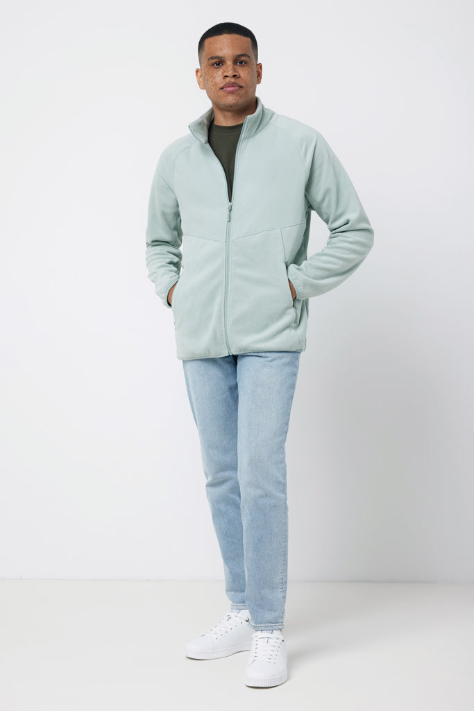 IQONIQ Talung microfleece med dragkedj i återvunnen polyeste