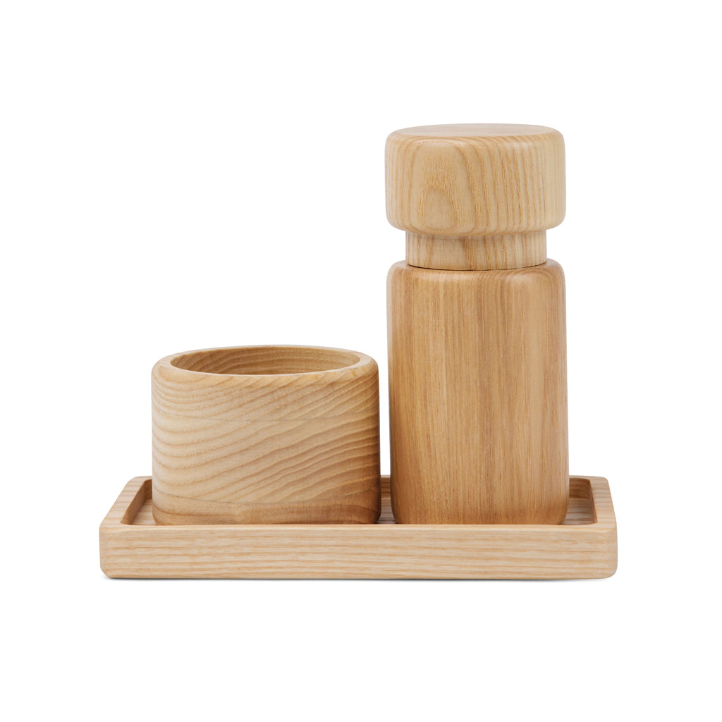 VINGA Retro FSC® askträ salt & peppar set