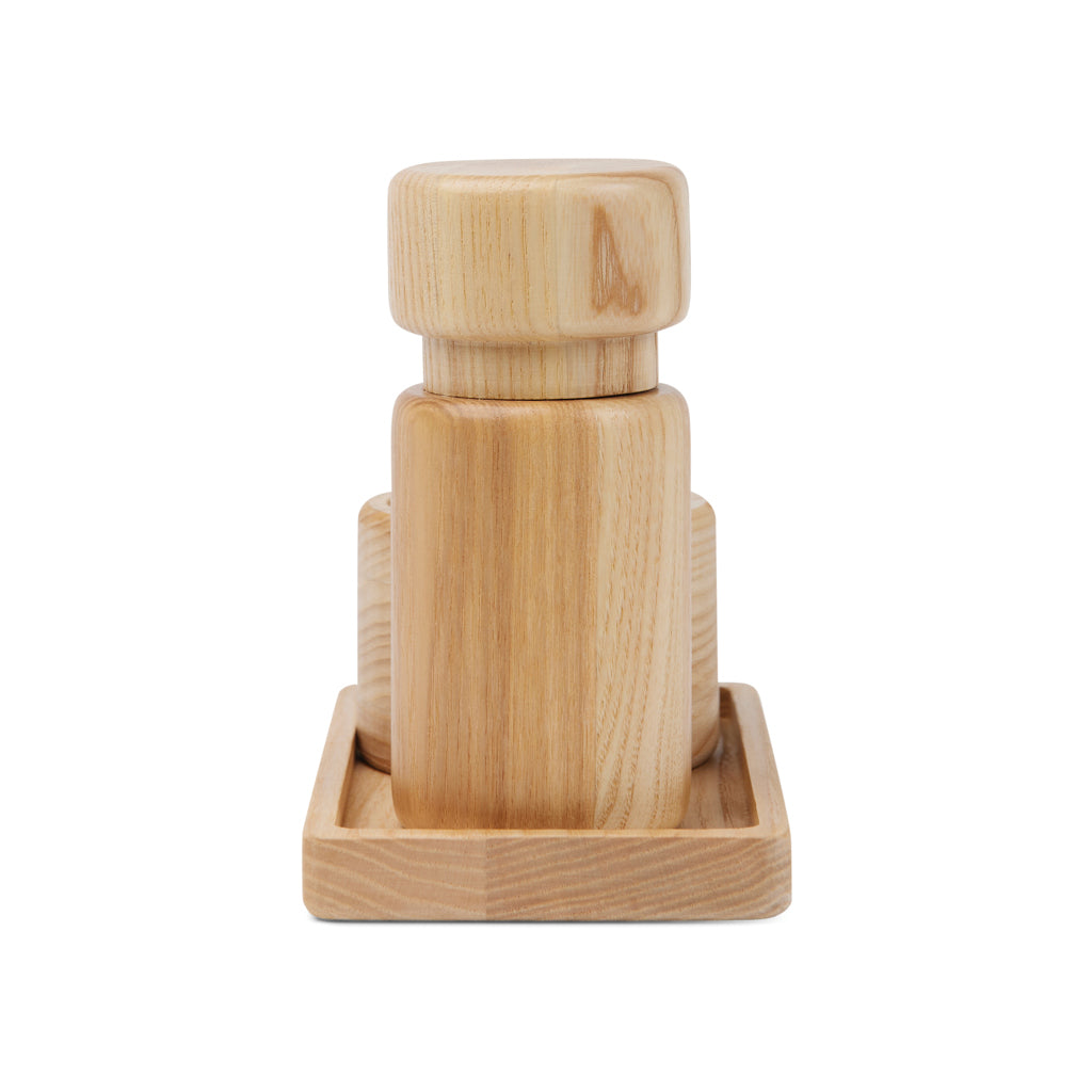 VINGA Retro FSC® askträ salt & peppar set